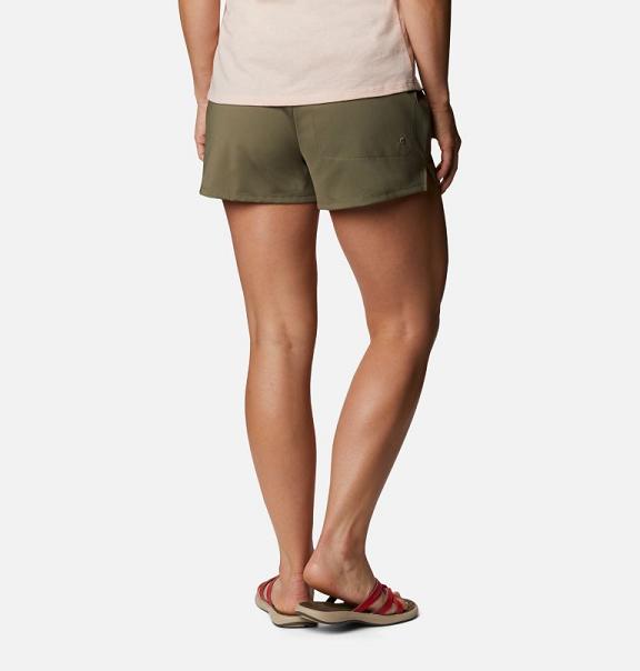 Columbia Sandy Creek Shorts Green For Women's NZ91837 New Zealand